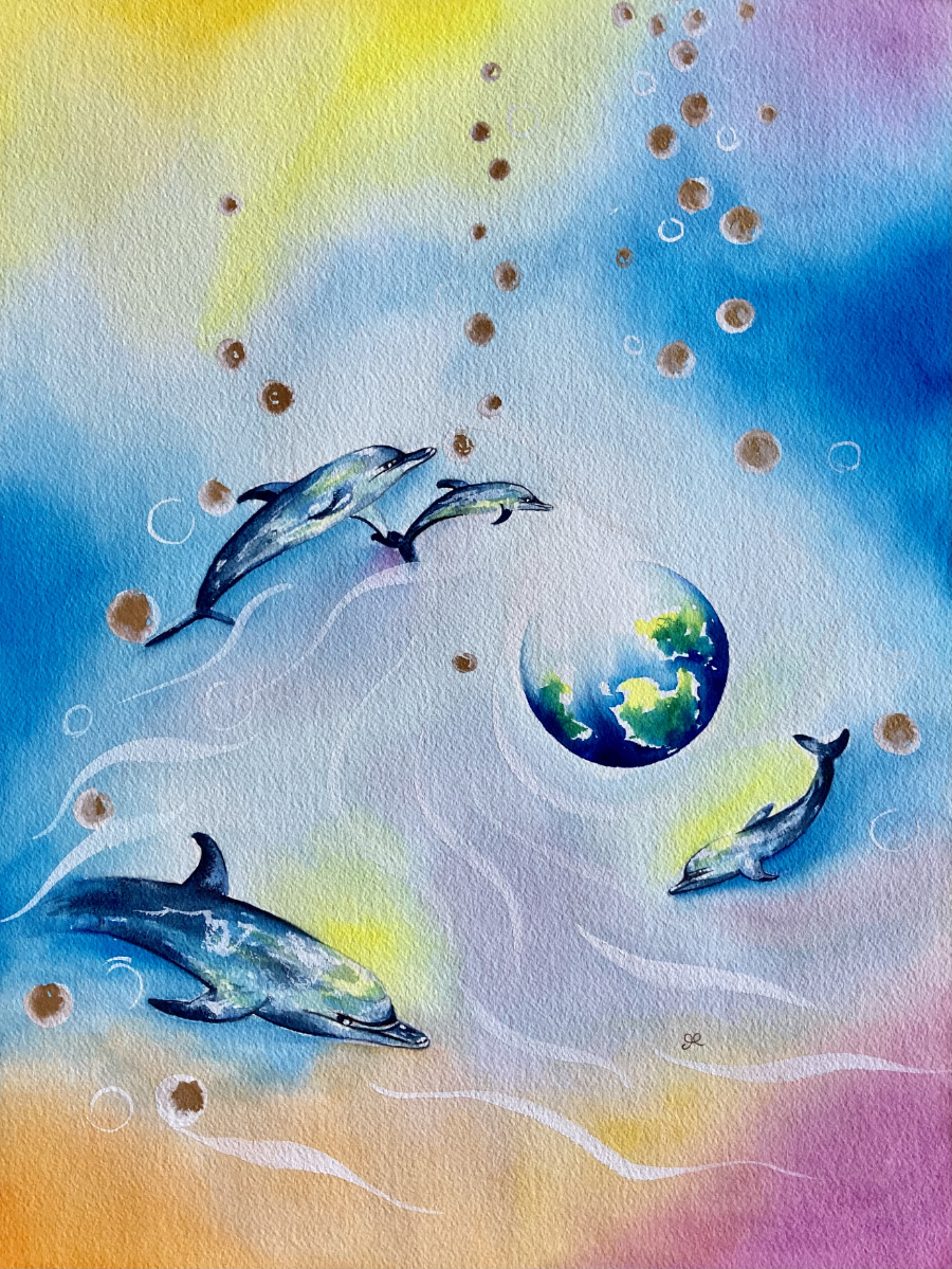 Print - Dolphins - 